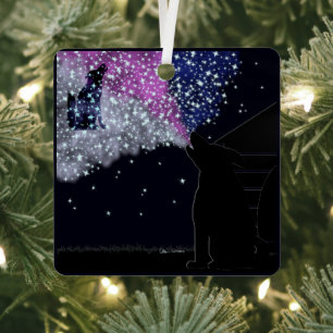 A Summer Night with Sirius Metal Ornament
