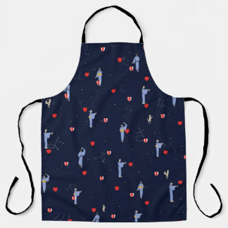 A summer night's Japan Apron