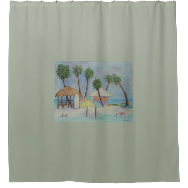 A SUMMER PLACE Shower Curtain (Front)