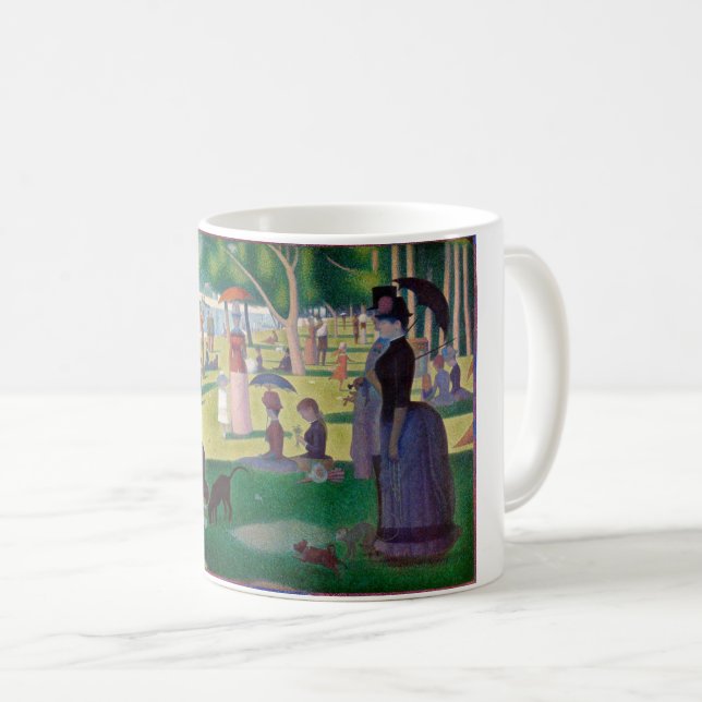 A Sunday Afternoon at La Grande Jatte, Seurat Coffee Mug (Front Right)