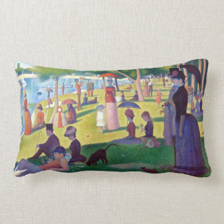 A Sunday Afternoon on La Grande Jatte by Seurat Lumbar Pillow