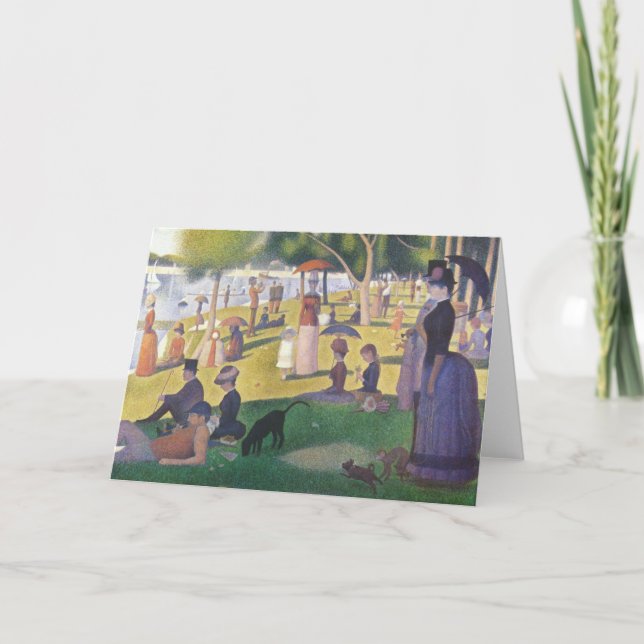 A Sunday Afternoon on La Grande Jatte Card (Front)