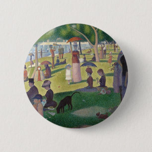 A Sunday Afternoon on the Island of La Grande Jatt 2 Inch Round Button