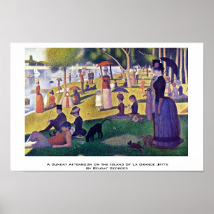 A Sunday Afternoon On The Island Poster