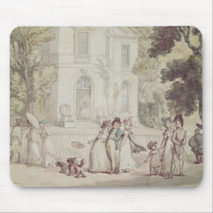 A Sunday Afternoon Promenade Mouse Pad