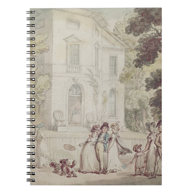 A Sunday Afternoon Promenade Notebook (Front)