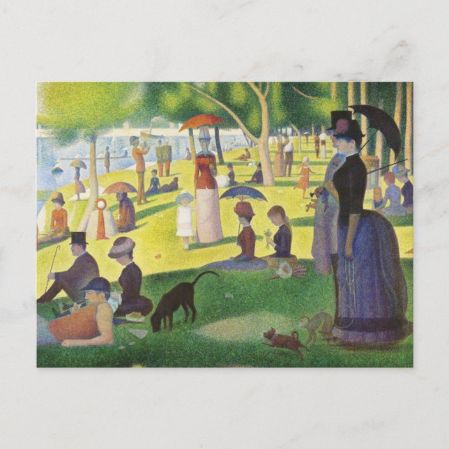 A Sunday on La Grande Jatte by Georges Seurat Postcard (Front)