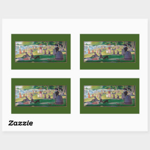 A Sunday on La Grande Jatte by Seurat, Fine Art Sticker