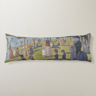 A Sunday on La Grande Jatte, Georges Seurat 1884 Body Pillow
