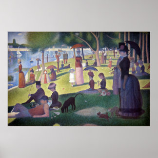 A Sunday on La Grande Jatte - Georges Seurat 1884 Poster