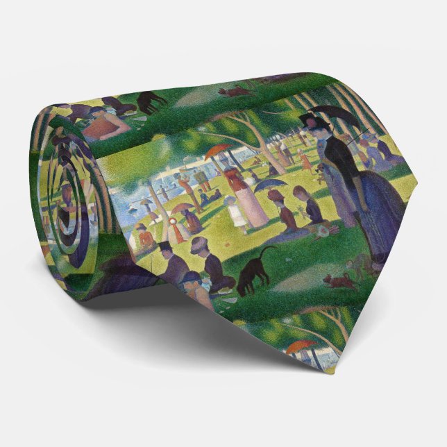 A Sunday on La Grande Jatte Tie (Rolled)