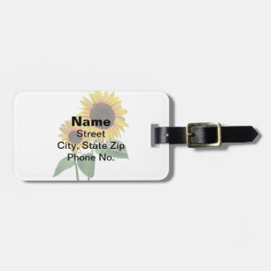 A Sunflower Mommy's Love Luggage Tag
