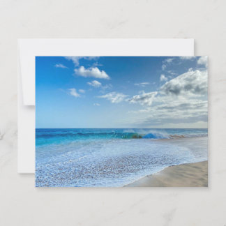 A sunny beach from the far postcard