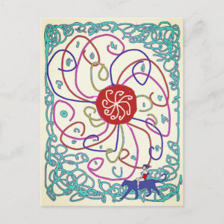 A sunny day holiday postcard