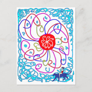 A sunny day holiday postcard