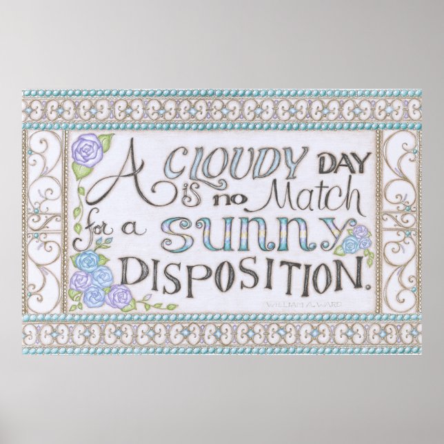 A Sunny Disposition Wall Art (Front)