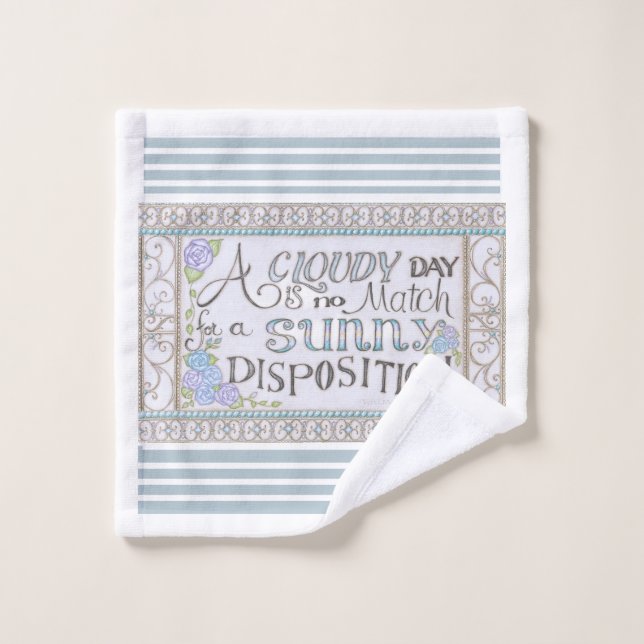 A Sunny Disposition Wash Cloth (Wash Cloth)