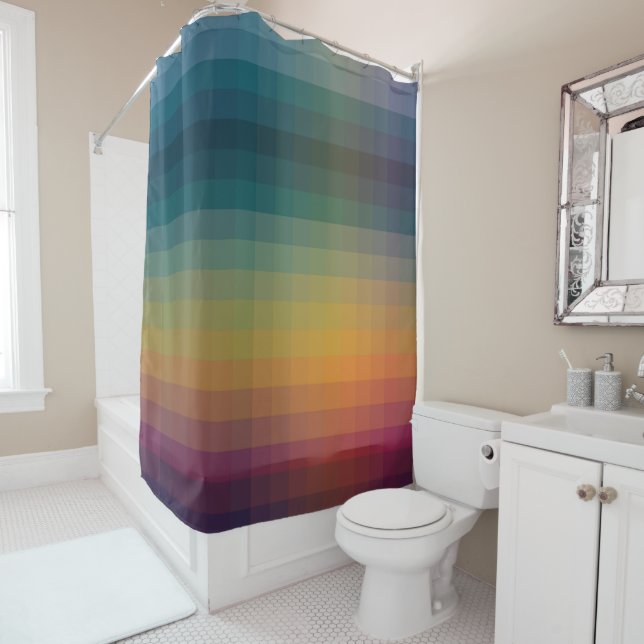 A Sunset Done In A Mosaic Style (In Situ)