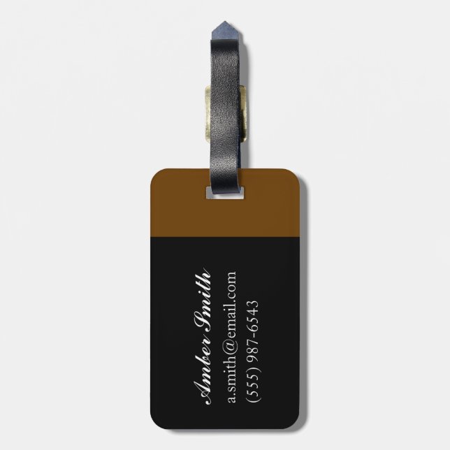 A Surprising Stranger Luggage Tag (Back Vertical)
