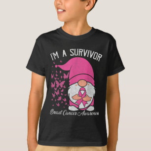 A Survivor Pink Ribbon Breast Cancer Awareness Gno T-Shirt