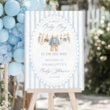 A Sweet Baby Boy Clothes Baby Shower Welcome