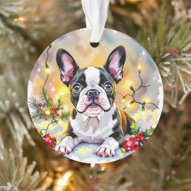 A Sweet Boston Terrier Christmas (Arbre)