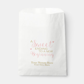 A Sweet Ending to a New Favour Bags, Wedding Favou Bag