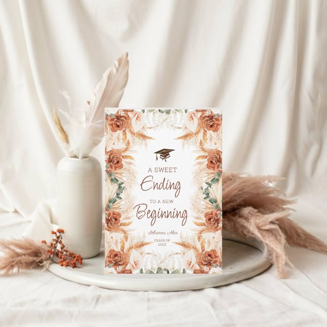 A Sweet Ending To New Beginning Graduation Card (Creator Uploaded)