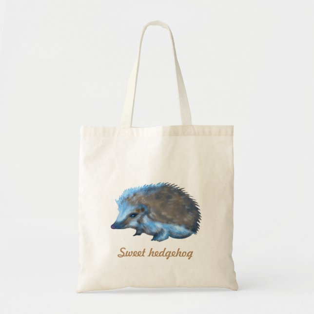 A Sweet Hedgehog Tote Bag (Front)