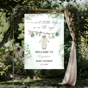 A Sweet Little Baby Clothes Baby Shower Welcome Poster
