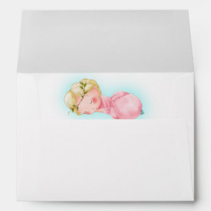 A sweet little girl Baby Shower  Envelope