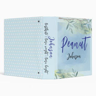 A sweet little peanut is on the way photo album binder