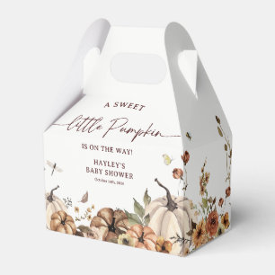 A Sweet Little Pumpkin Fall Baby Shower Favor Box