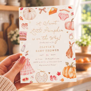 A Sweet Little Pumpkin Fall Girl Baby Shower