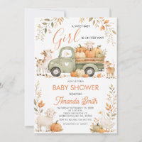 A Sweet little Pumpkins Animal Fall Baby shower