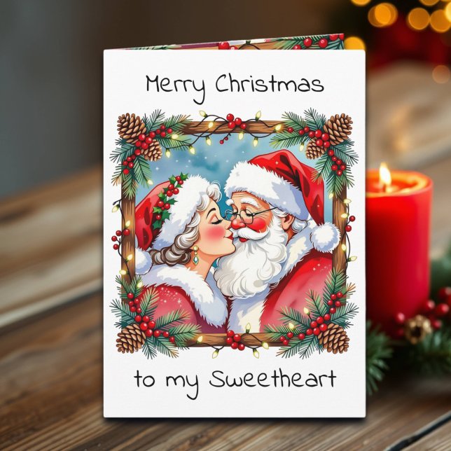 A Sweet Old-Fashioned Christmas | Mr and Mrs Claus Holiday Card (Creator Uploaded)