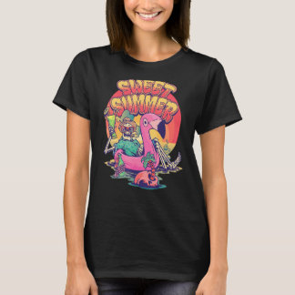 A Sweet Summer Feeling Vacation Beach Outfit T-Shirt