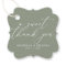 A Sweet Thank You Sage Green Elegant Wedding