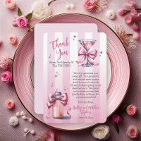 A Sweet Tini One Pink Coquette Girl Baby Shower
