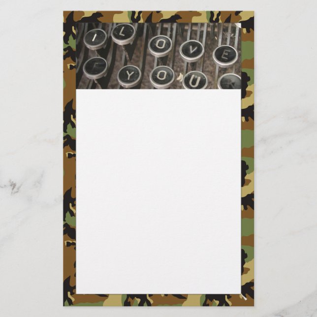 A Sweethearts Love Letter Stationery (Front)