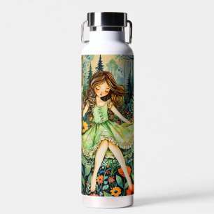 A Swing In Nature Chases The Blues Away Water Bottle