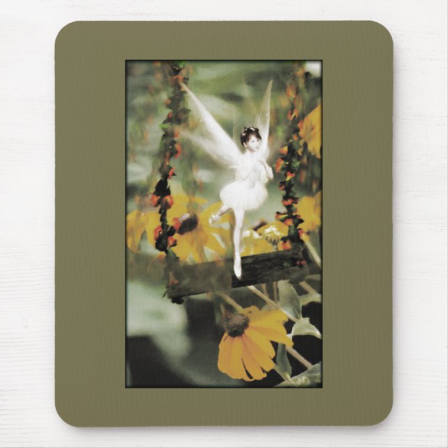 A Swing in the Garden Mousepad (Front)