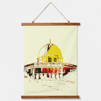 A Symbol of Peace: The Dome of the Rock Travel Hanging Tapestry