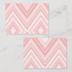 A symmetrical pattern featuring red and pink moti Appointment Card
