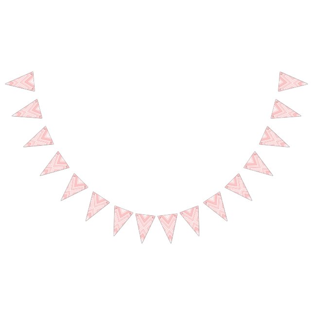  A symmetrical pattern featuring red and pink moti Bunting Flags (All)