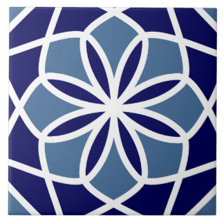 A symmetrical pattern tile
