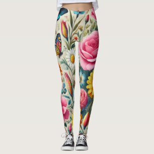 A Symphony of Blooms Leggings