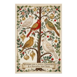 A Symphony of Winter Wings Poster