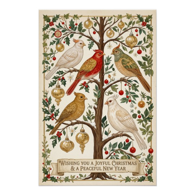 A Symphony of Winter Wings Poster (Front)