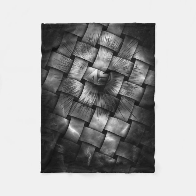 A-Synchronous Ethereal Clouds Fleece Blanket (Front)